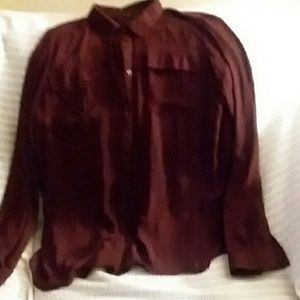 NWOT, a.n.a Roll Tab Sleeve Pocket Popover Shirt